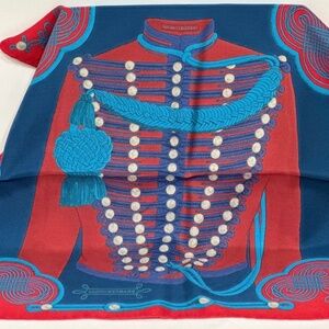 NEW Hermes Limited Edition Brandebourgs Small Silk Scarf